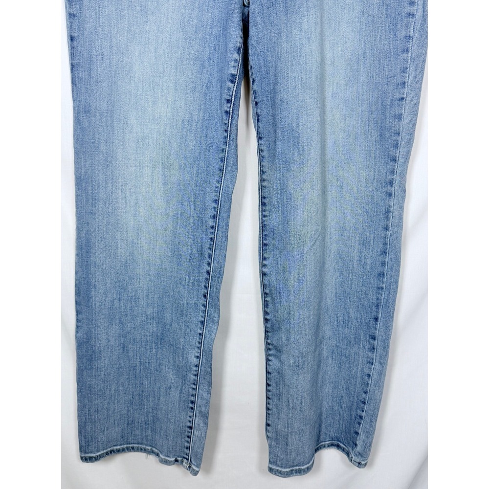 Judy Blue High Rise Wide Leg Jeans Light Wash Distressed 14W JB82407MD-PL Denim - Picture 3 of 13